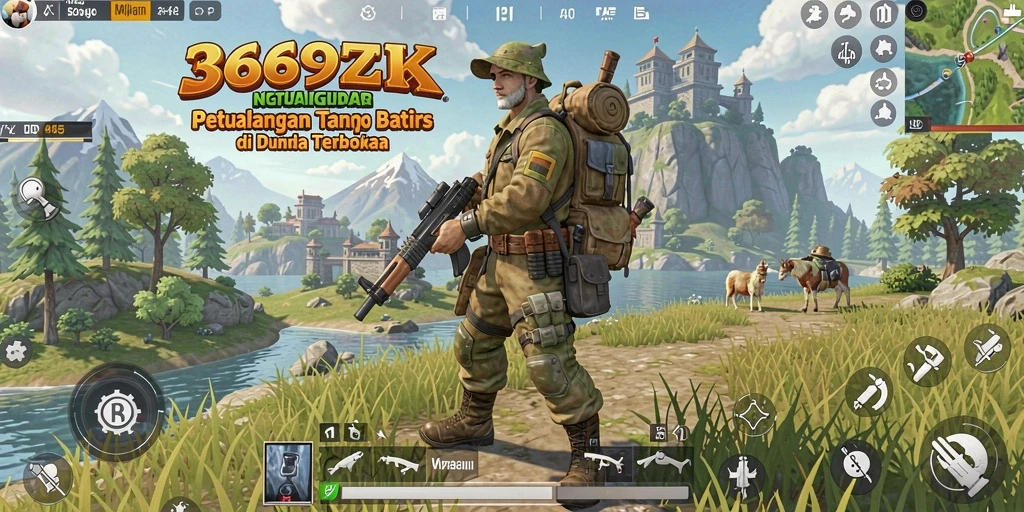 Gameplay menarik di dunia terbuka penuh petualangan.