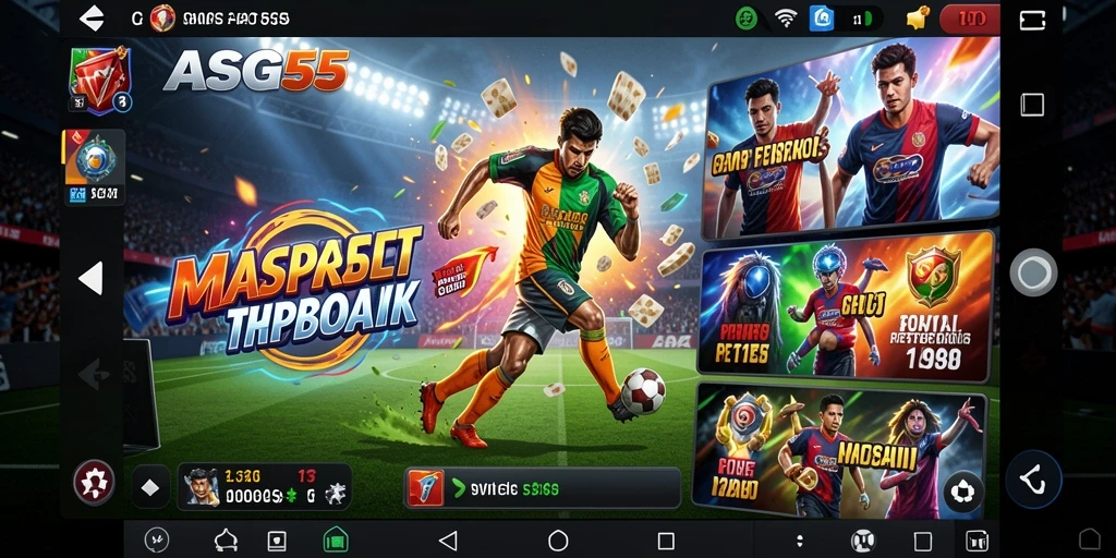Tampilan gameplay ASG55 yang mendebarkan dalam taruhan olahraga.
