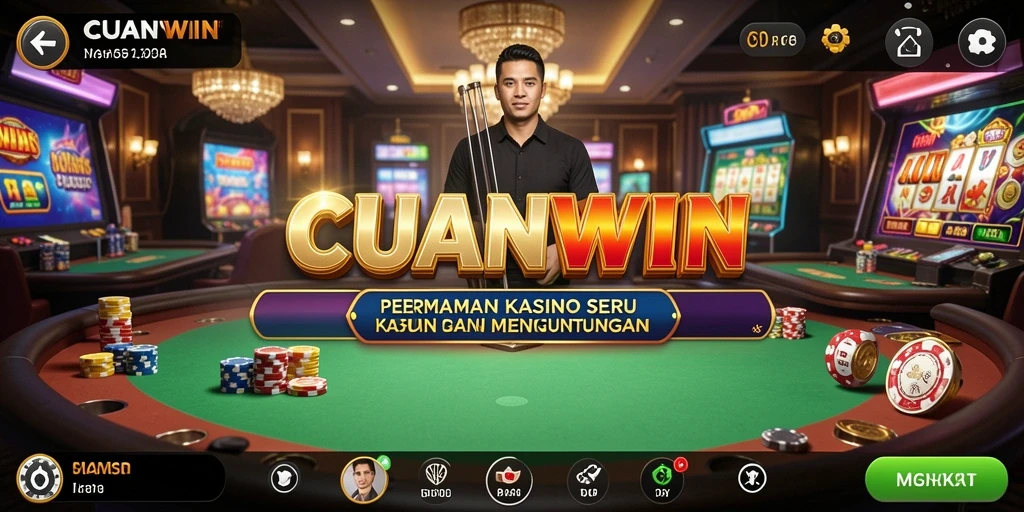 Tampilan gameplay seru di CUANWIN menunjukkan suasana Kasino yang nyata.