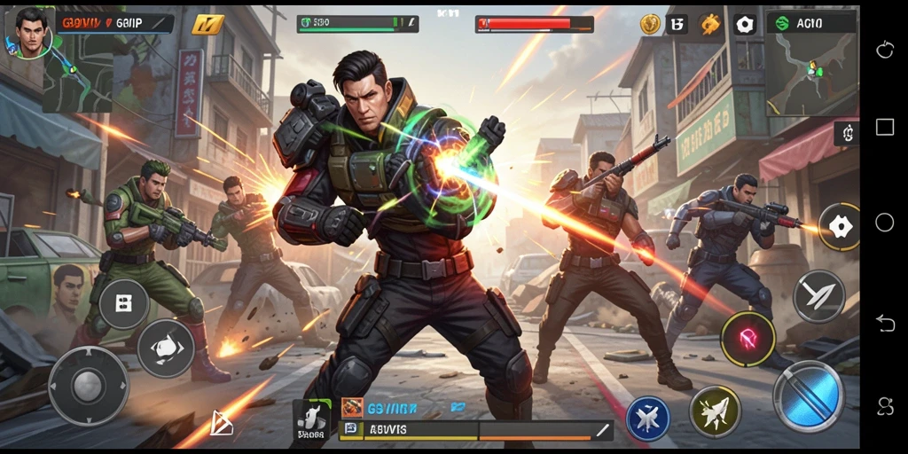 Tampilan gameplay G9VIP yang penuh aksi dan pertarungan seru.