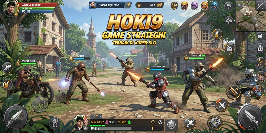 Tampilan mendebarkan dari aksi permainan HOKI9 yang intens.