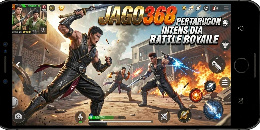 Gameplay seru JAGO368 dalam pertempuran Battle Royale yang mendebarkan.
