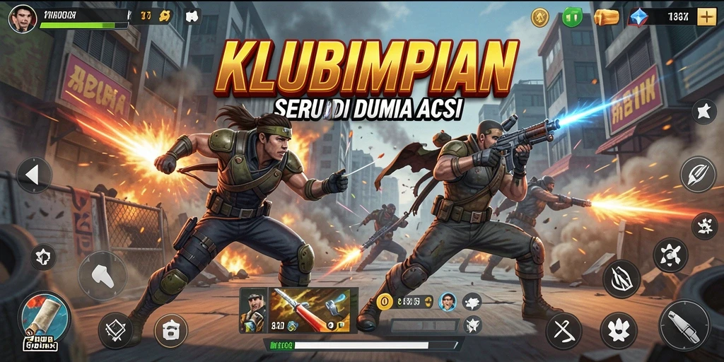 Tampilan screenshot KLUBIMPIAN dengan gameplay Aksi yang intens.