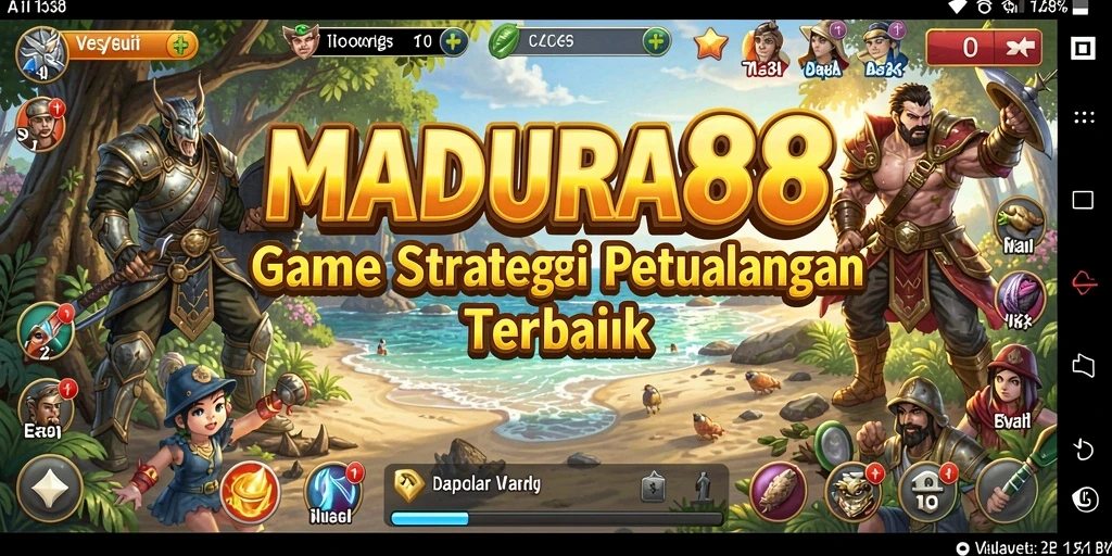 Screenshot utama MADURA88 menampilkan aksi pertempuran waktu nyata.