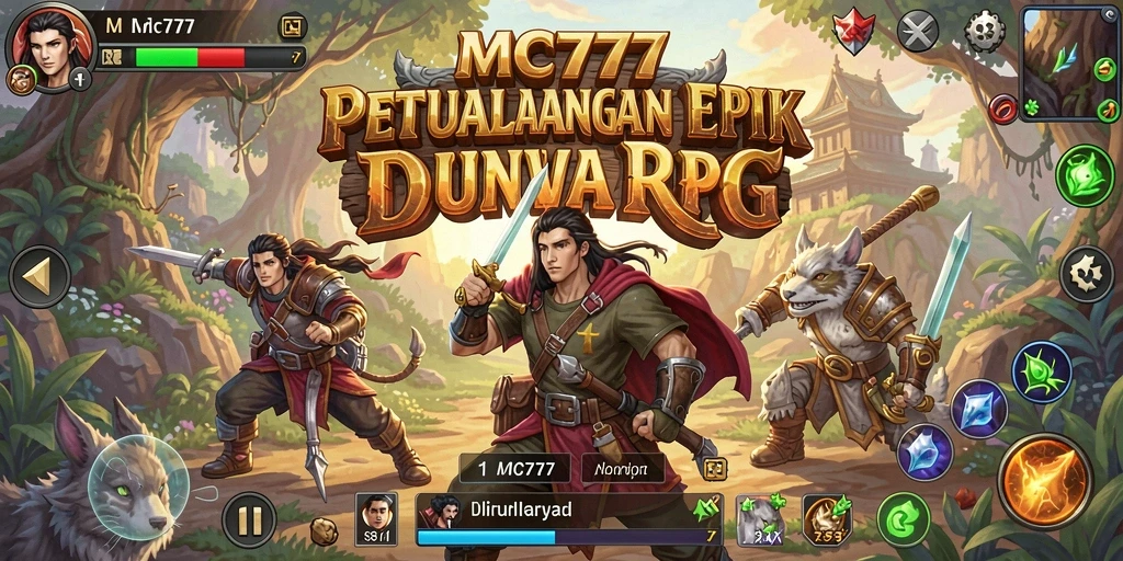 Gameplay seru MC777 dengan karakter dan misi yang memukau.