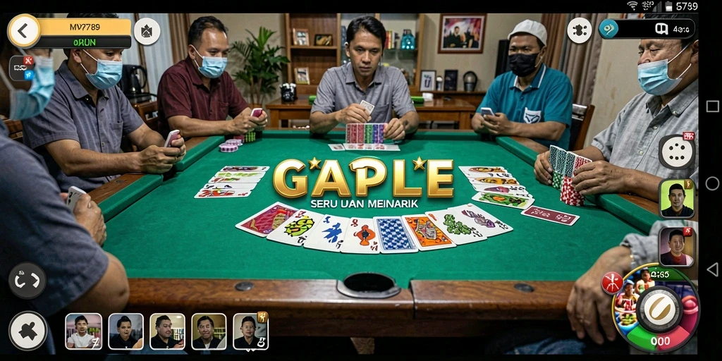 Gameplay Gaple yang seru dan menantang di MVP789.