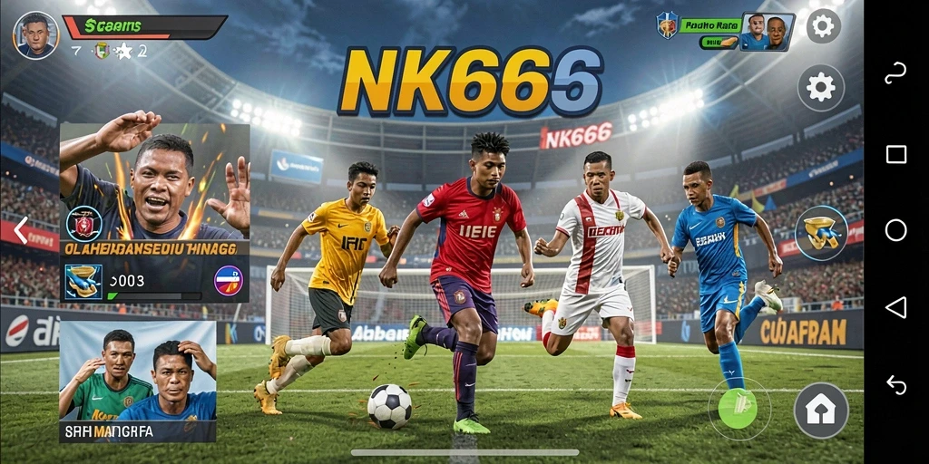 Tampilan gameplay NK666 yang menegangkan dan kompetitif.