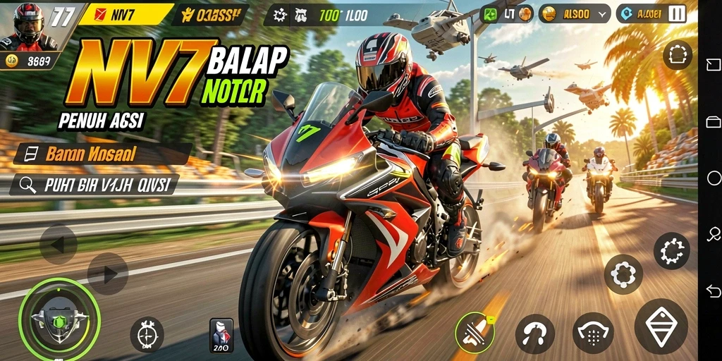 Tampilan gameplay NV77 yang menegangkan dan mendebarkan.