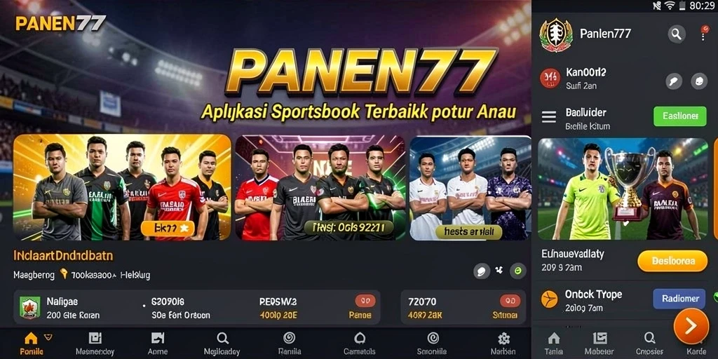 Tangkapan layar utama dari gameplay sportsbook PANEN77.