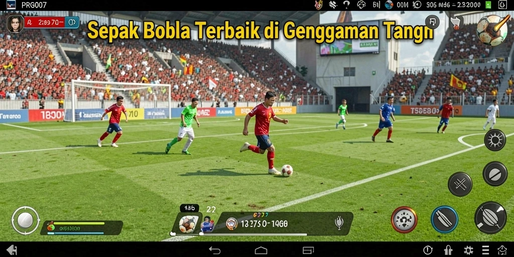 Gameplay PRG007 dengan aksi sepak bola yang mendebarkan dan grafis luar biasa.