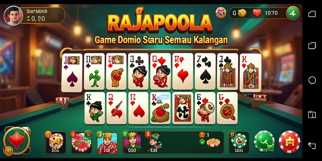 Tampilan gameplay RAJAPOLA yang seru dan interaktif.