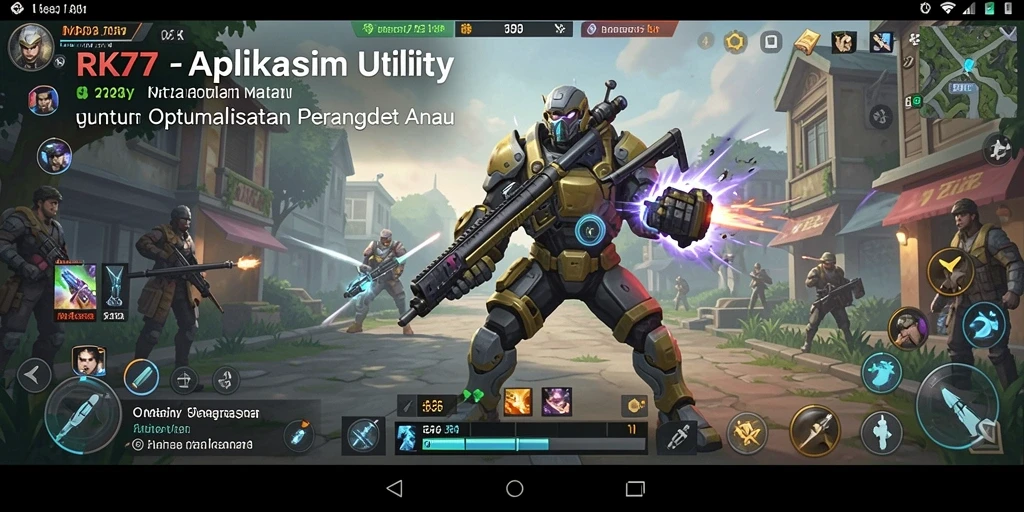 Tampilan intuitif dan fitur lengkap RK77 untuk utility.